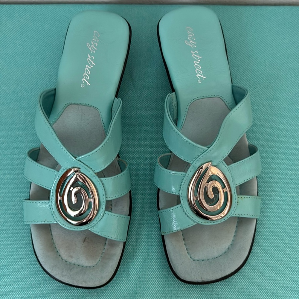 East Street Turquoise Sandals